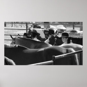 Poster Spectacle en noir et blanc