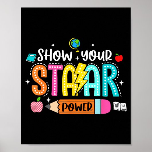 Poster spectacle formidable de pouvoir staar enseignant t (Devant)