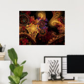 Poster Spectacle fractal (Bureau à domicile)