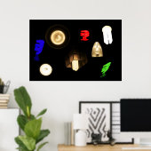 Poster Spectacle lumineux (Bureau à domicile)