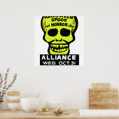 Poster Spectacle spécial d'horreur et d'écoute tardive (Cuisine)