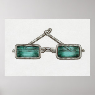 Poster Spectacles avec verres (vers 1936)