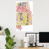 Poster Spectacles musculaires, Alabama (Bureau à domicile)