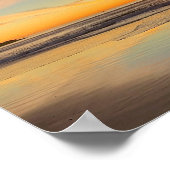 Poster Spectaculaire coucher de soleil - Venice Beach, CA (Coin)