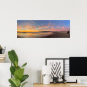 Poster Spectaculaire coucher de soleil - Venice Beach, CA (Bureau à domicile)