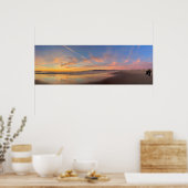 Poster Spectaculaire coucher de soleil - Venice Beach, CA (Cuisine)