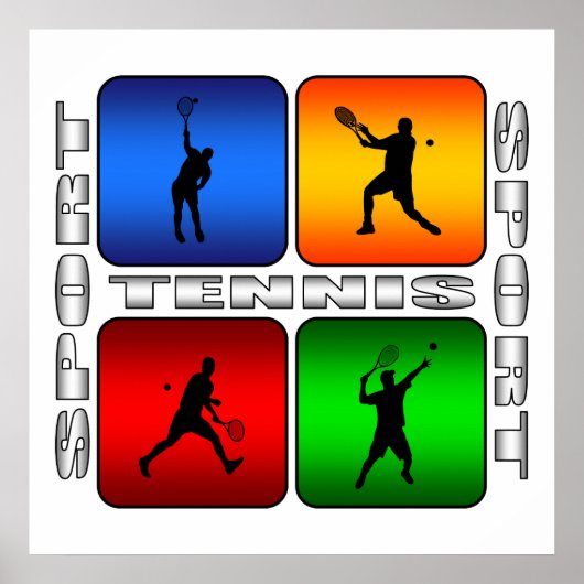 Poster Spectaculaire Tennis (Homme) (Devant)