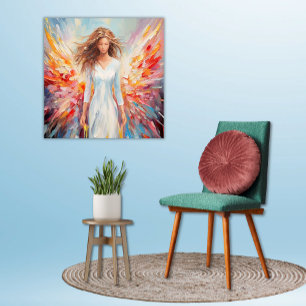 Poster Spectre Angélique Bright Loose Peint Style