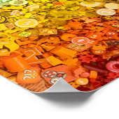 Poster : Spectre de couleurs des pièces de jeu de (Coin)