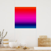 Poster Spectre de Couleurs Horizontales - 4 (Cuisine)