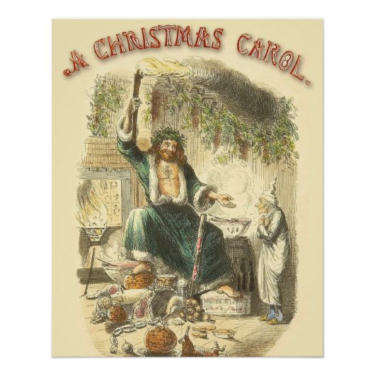 Poster Spectre de Noël Présent Scrooge (Devant)