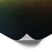 Poster Spectre musical Soundwave Vibrant Audio Visualizer (Coin)