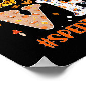 Poster Sped Enseignant Aimer Turquie Thanksgiving Enseign (Coin)