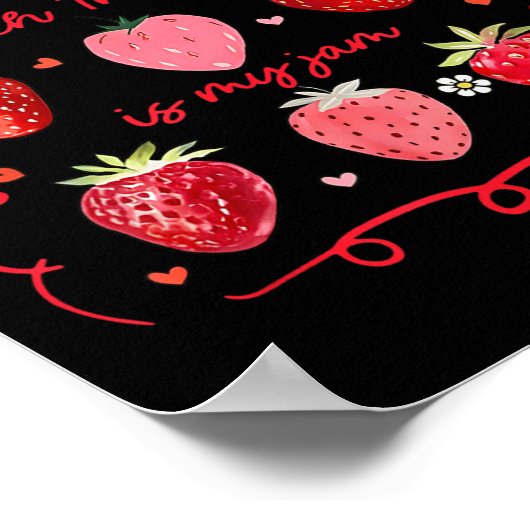 Poster Speech Therapy Is My Jam Strawberry Bow Slp Speech (Coin)