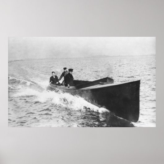 Poster Speed-boat (Devant)