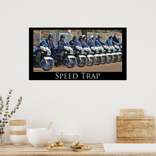 Poster Speed Trap (Cuisine)