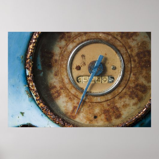 Poster Speedometer Chevy (Devant)