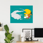 Poster SPEEDY GONZALES™ en couleur (Bureau à domicile)