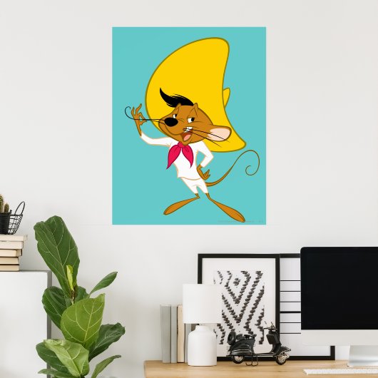 Poster SPEEDY GONZALES™ Mustache (Bureau à domicile)