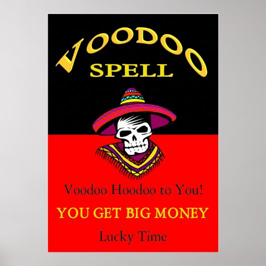 Poster Spell Voodoo Big Money (Devant)
