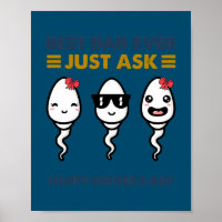 Sperm Meilleur Papa Jamais Demandez Juste Bonne Fê