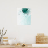 Poster Sperme Fertilisant un Ovum. (Cuisine)