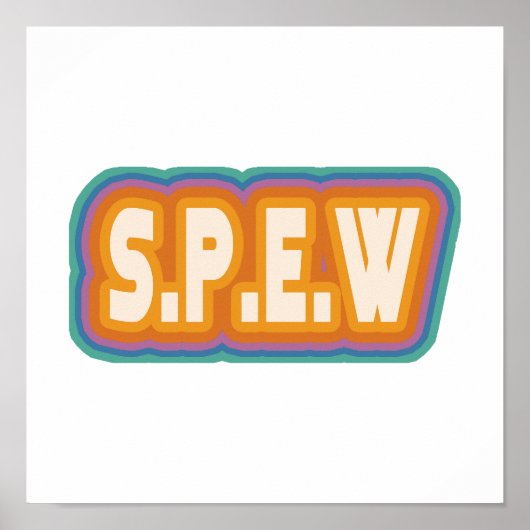 Poster SPEW Société de promotion de la protection des élé (Devant)