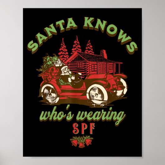 Poster Spf Esthetician Holiday Christmas Skin Therast Der (Devant)