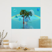 Poster Sphère Arbre (Cuisine)