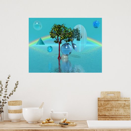 Poster Sphère Arbre (Cuisine)