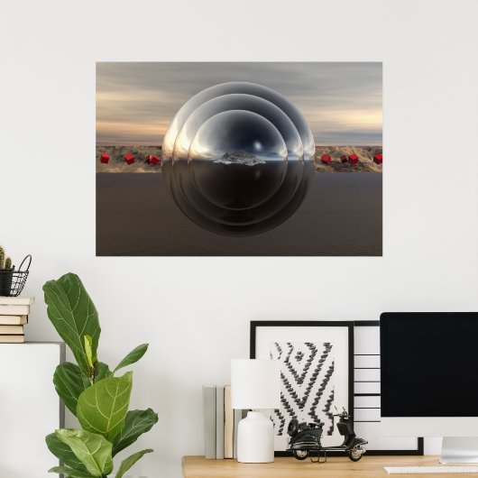 Poster sphères (Bureau à domicile)