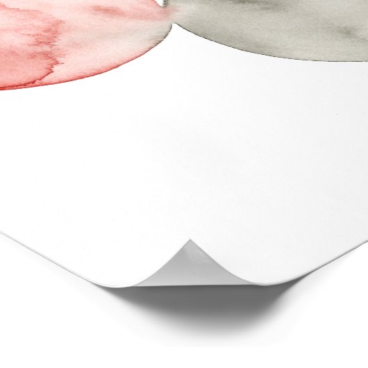 Poster Sphères dorées (Coin)