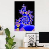 Poster Sphères lumineuses III (Bureau à domicile)