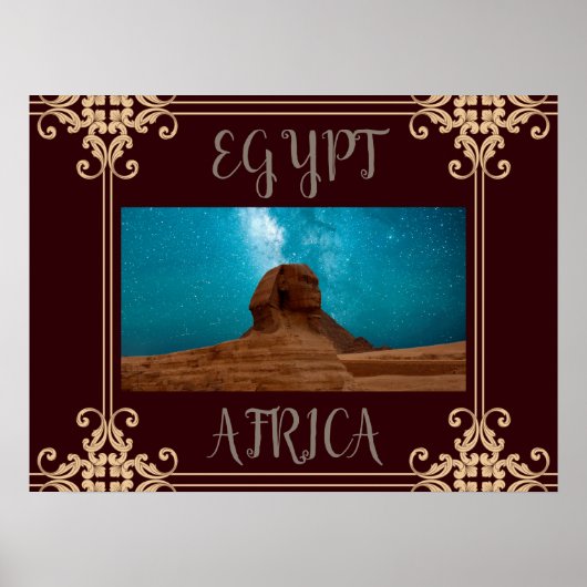Poster Sphinx : Égypte (Devant)