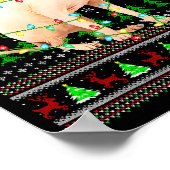 Poster Sphynx Cat Ugly Christmas Sweaters Holiday Santa C (Coin)