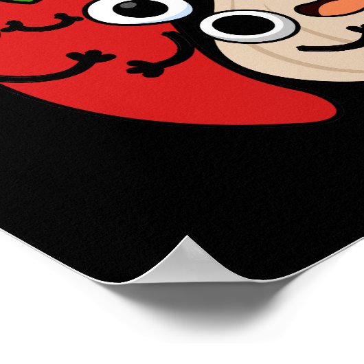 Poster Spice Spice Baby Funny Food Pun Dark BG (Coin)