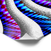 Poster Spider psychédélique... (Coin)