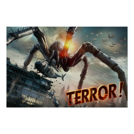 Poster Spider Terror 06 Perfect Poster (Voorkant)