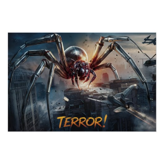 Poster Spider Terror 10 Perfect Poster (Voorkant)