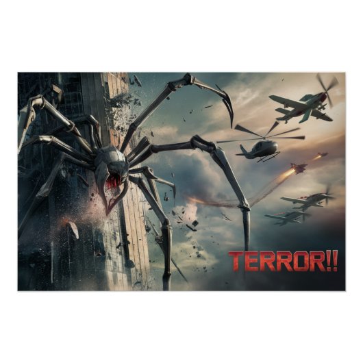 Poster Spider Terror Perfect Poster (Voorkant)