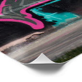 Poster Spider Turquoise (Coin)