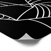 Poster Spiderweb Crescent Moon Halloween Costume Party (Coin)