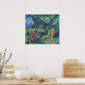 Poster Spielende nackte Menschen (Cuisine)