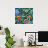 Poster Spielende nackte Menschen (Bureau à domicile)