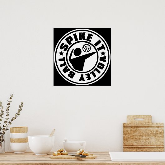 Poster Spike_It_Volleyball (Cuisine)