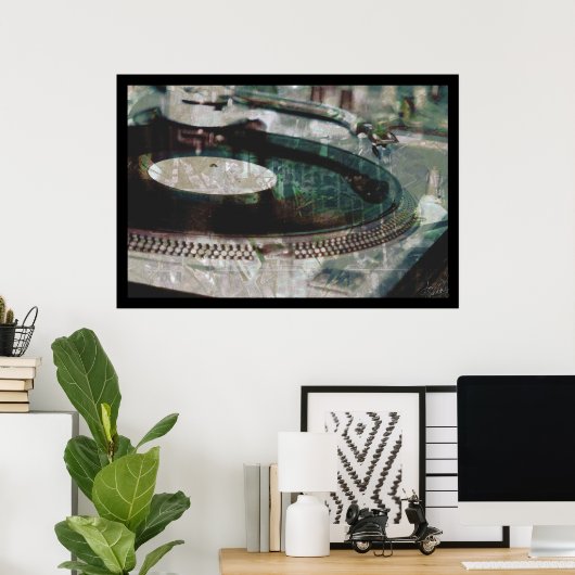 Poster spin vintage g (Bureau à domicile)