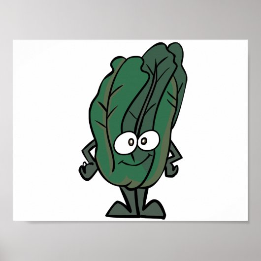 Poster Spinach Face (Voorkant)
