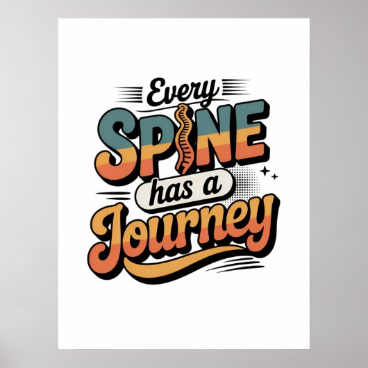 Poster Spine Care Journey and Body Alignment (Devant)