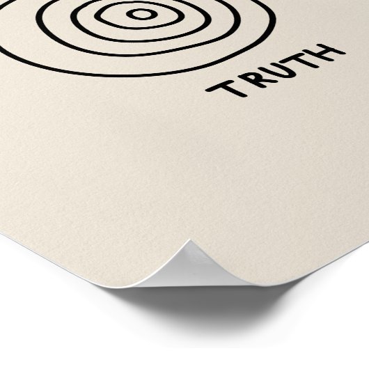 Poster Spinning Truth (Coin)