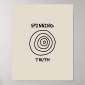 Poster Spinning Truth (Devant)